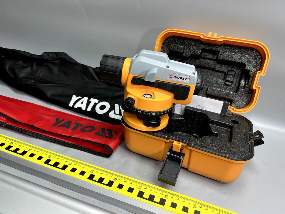 Проф качество Оптический нивелир Sndway SW-32A Штатив Рейка 5м YATO