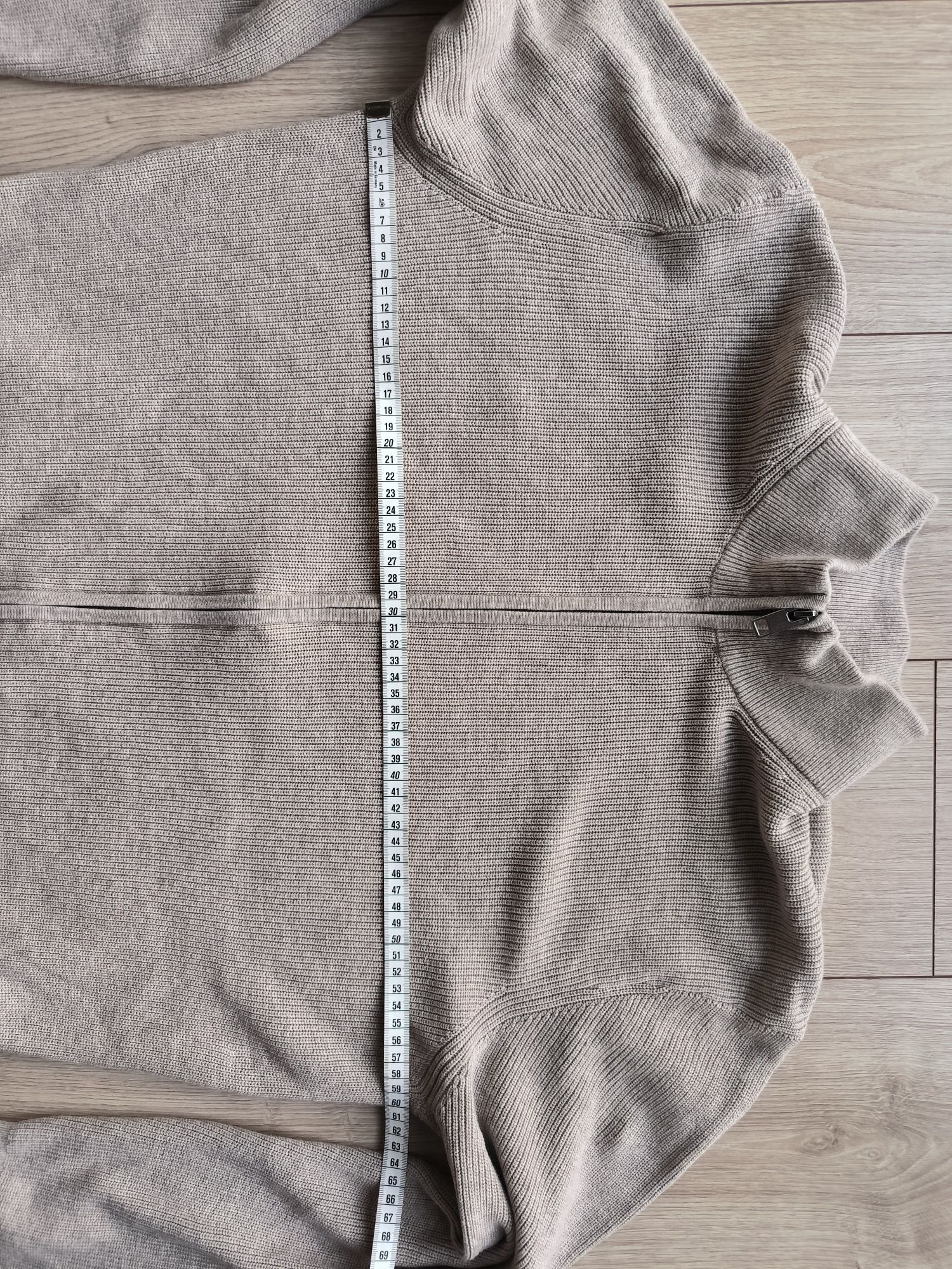 Beżowy kardigan męski H&M rozm. M