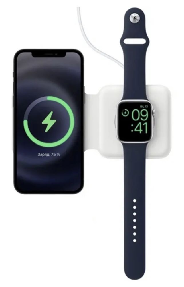 Беспроводное зарядное устройство MagSafe Duo для iPhone и Apple Watch