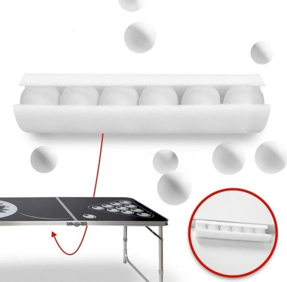 Zestaw Stół Stolik Beer Pong Z Regulowaną Wysokością Dla Dorosłych