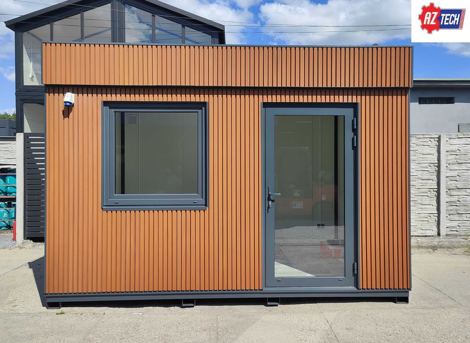 Kontener / Ładne biuro / Stróżówka 4,0 x 2,5 m z dostawą