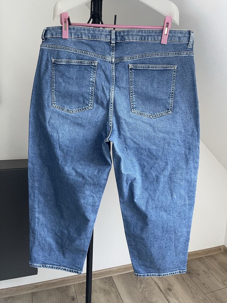 Elastyczne jeansy z wysokim stanem Marks&Spencer r.48