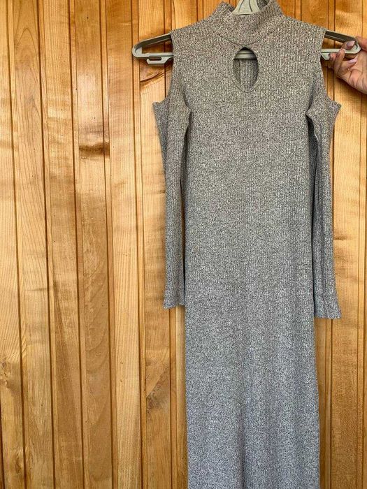 Плаття довге трикотажне