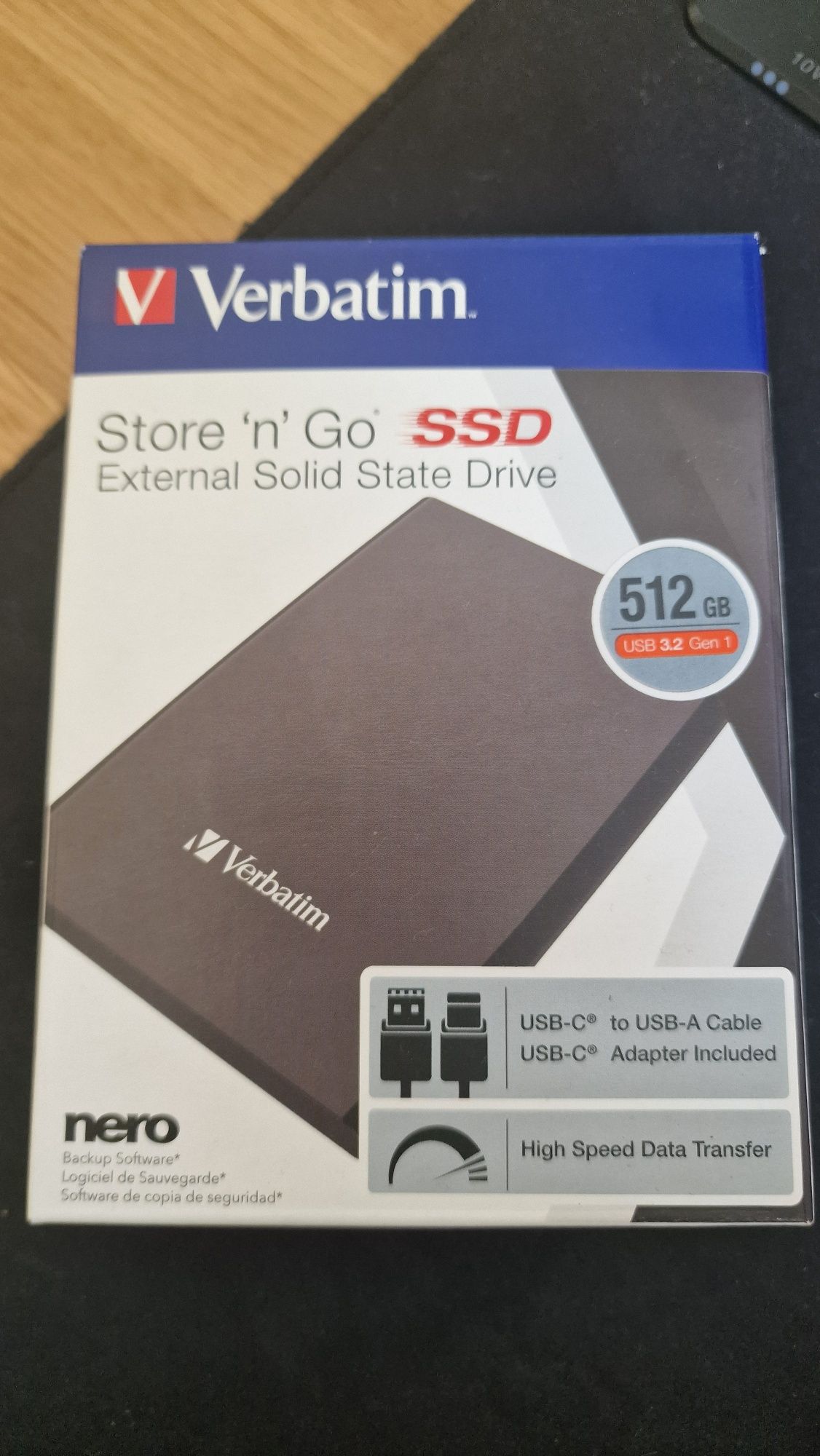 Disco Externo SSD Verbatim 512GB