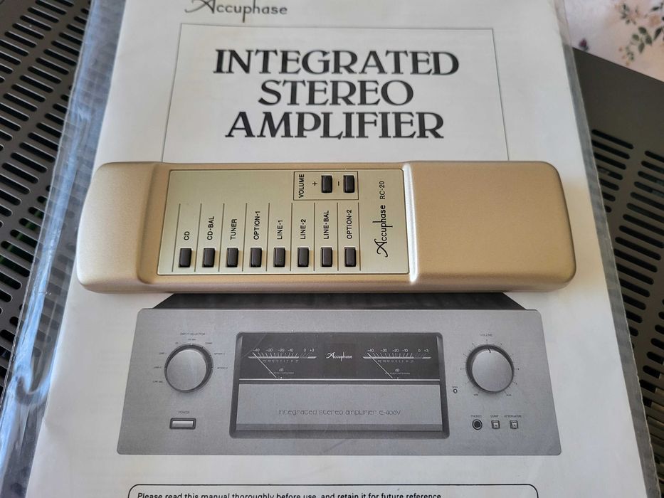Wzmacniacz ACCUPHASE E 406V + PREAMP PHONO MC/MM - stan perfekcyjny