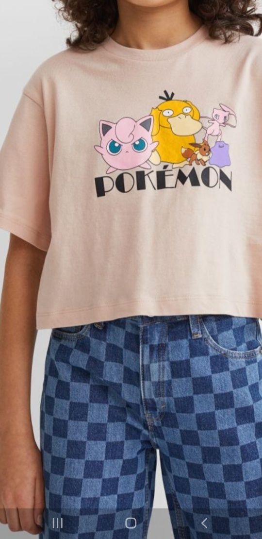 H&M tshirt  pokemon 146/152