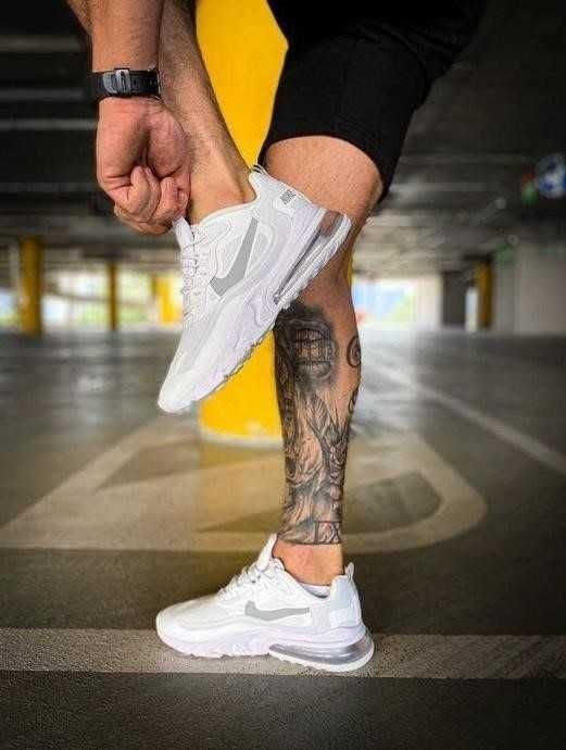 Мужские кроссовки Nike Air Max 270 React White 41-45 найк Новинка!