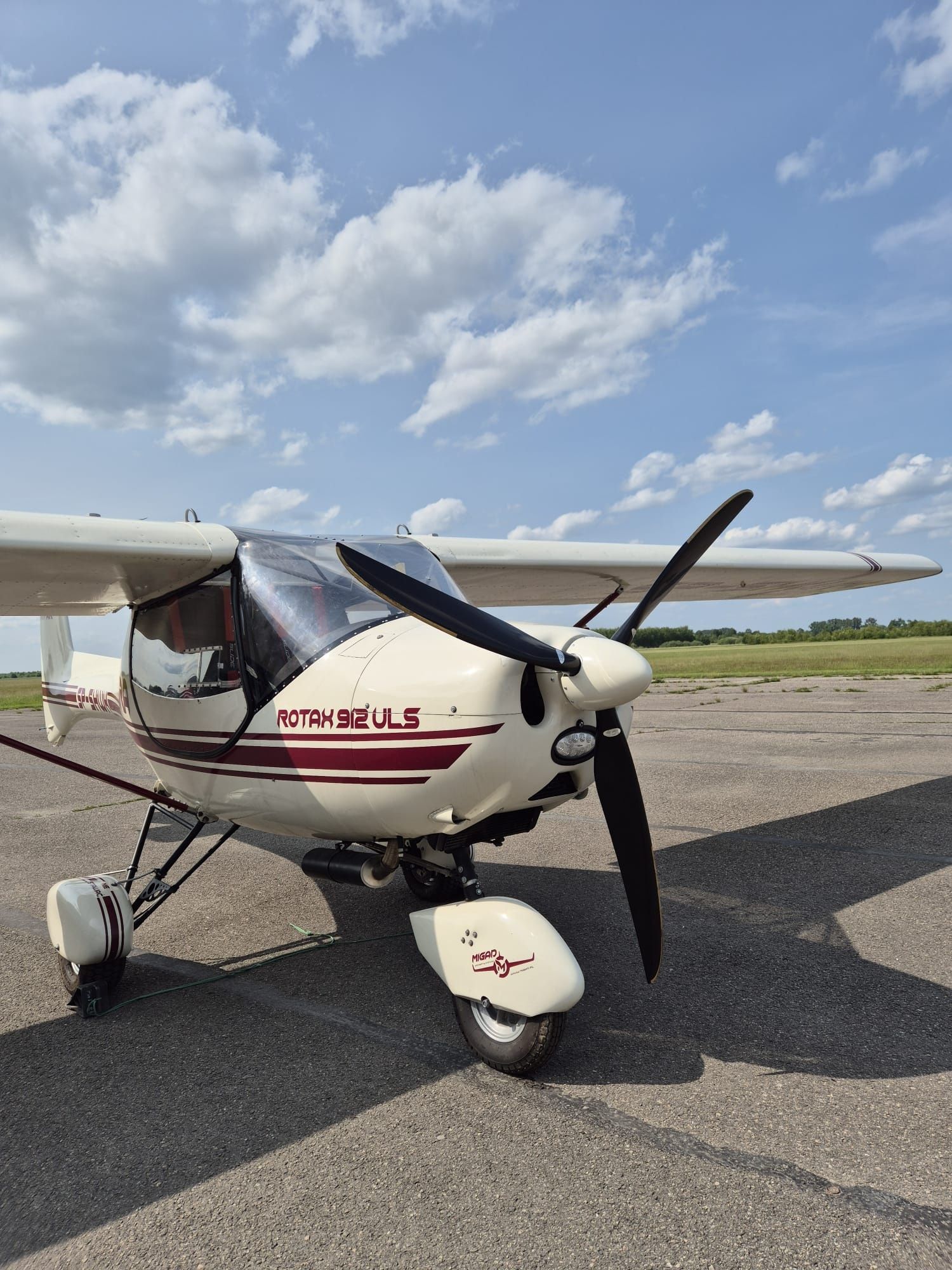 Samolot Ultralekki Allegro Cora. Rotax 912 ULS 100HP