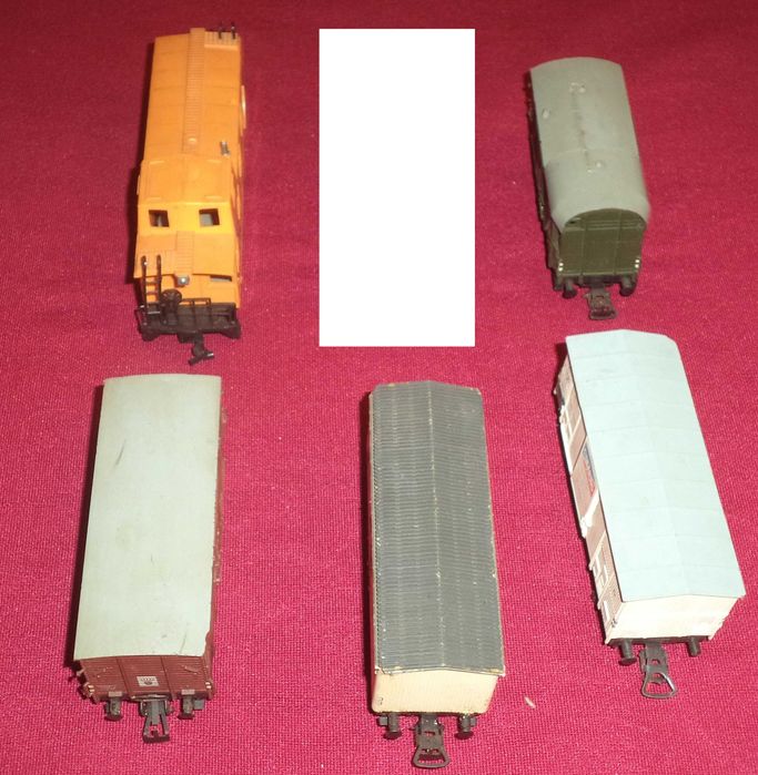 PIKO wagon kryty - zestaw 5 sztuk