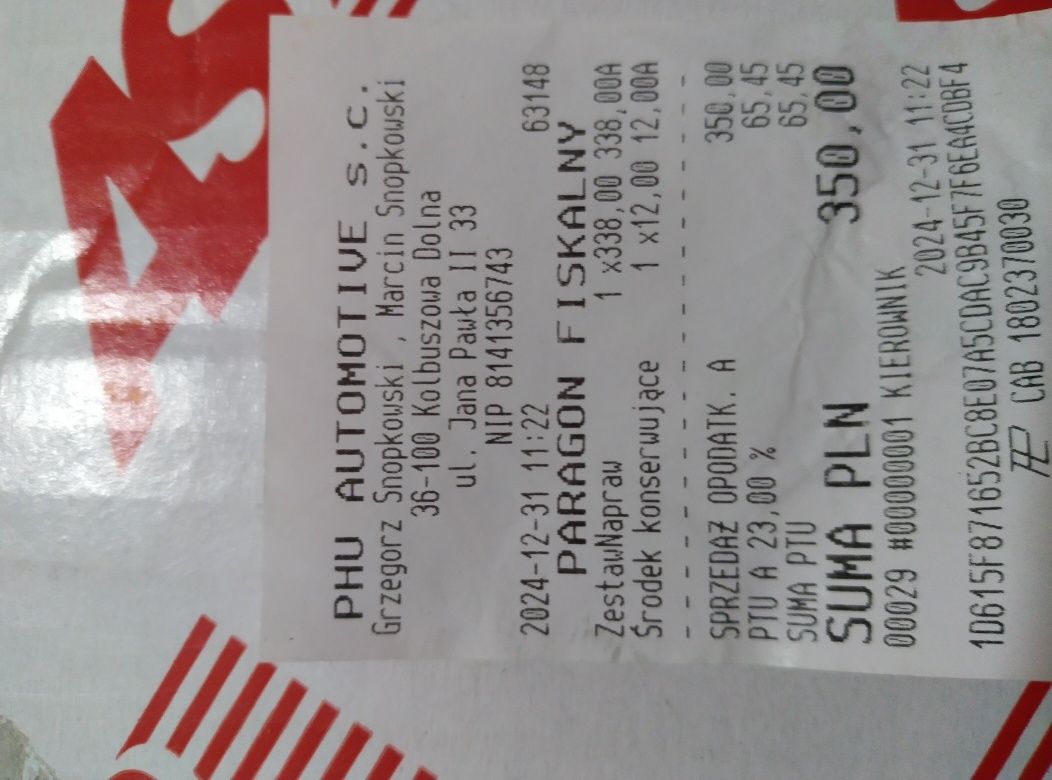 Nowy rozrusznik do passata b6 TDI