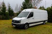 Wynajem Bus Volkswagen Crafter blaszak L4H3 MAXI na doby wypożyczalnia