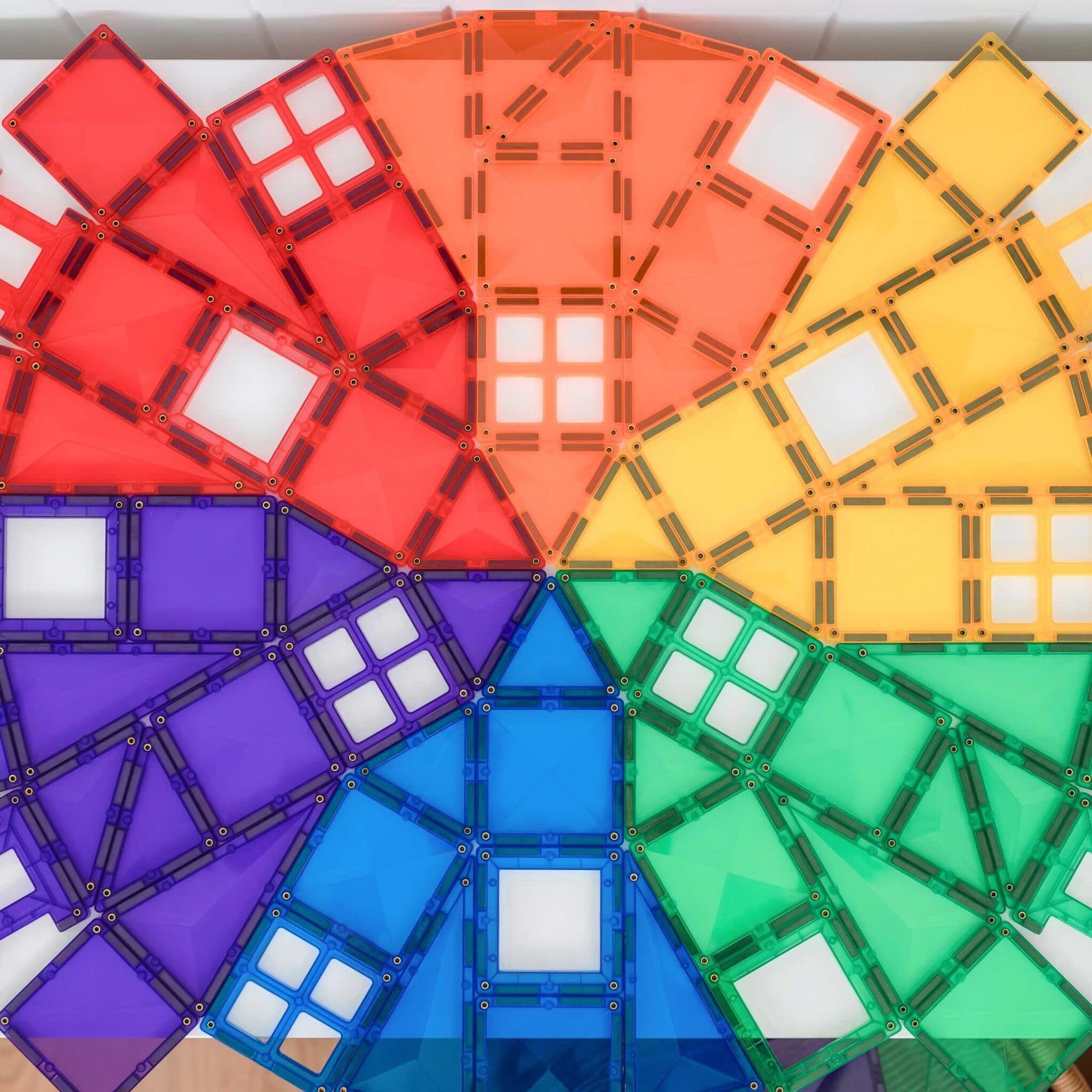 Connetix - Klocki magnetyczne Rainbow Creative Pack - 102 el.
