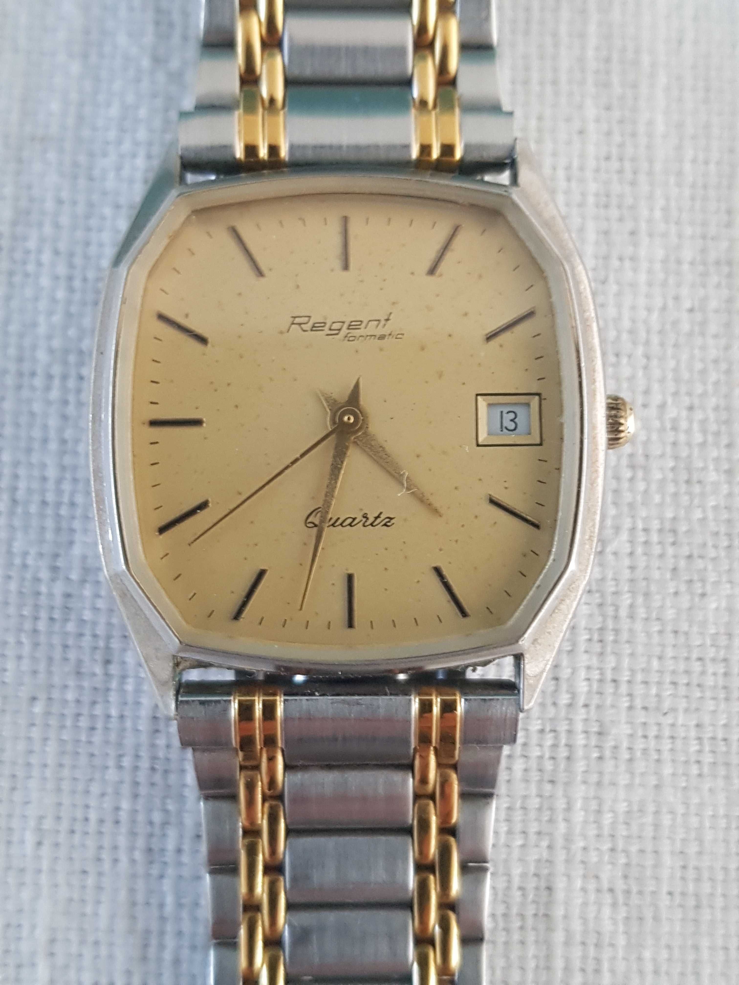Zegarek Regent Formatic Quartz vintage retro {56} 68007 nareczny