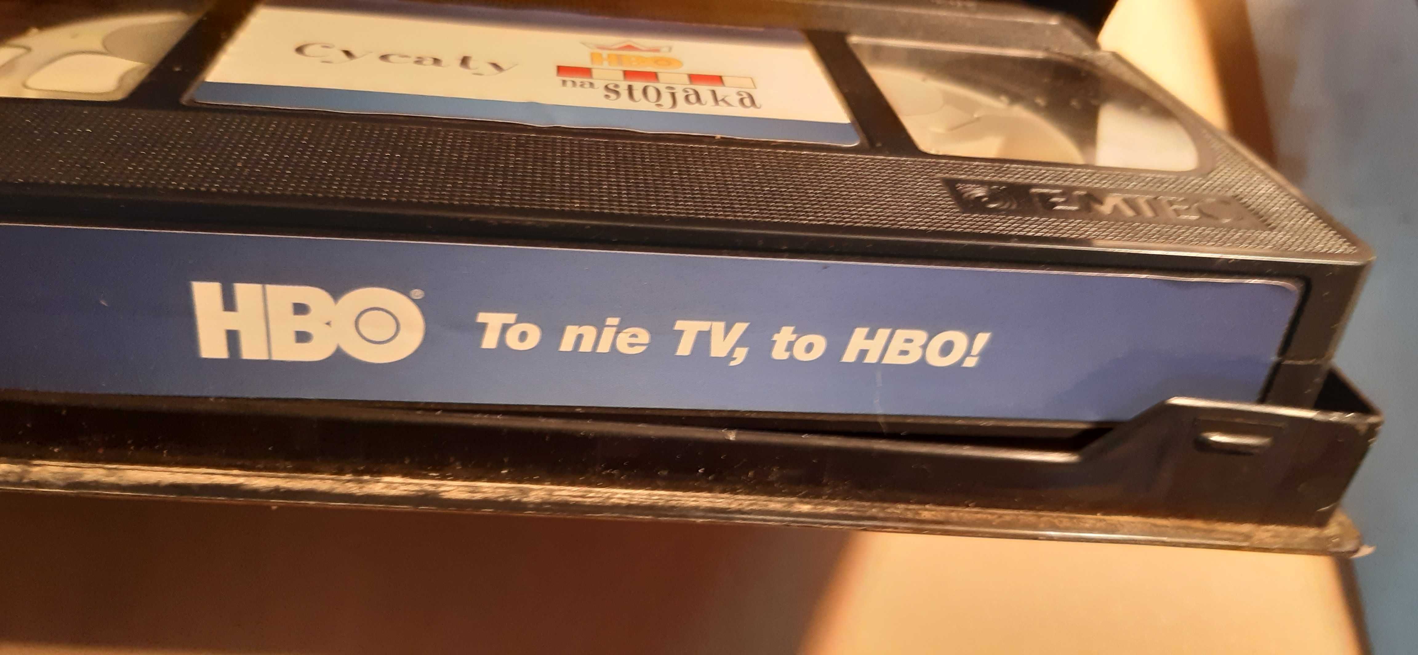 kaseta vhs HBO na stojak daniec kryszak i inni, unikat , kabaret