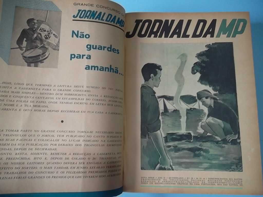 Jornal da MOCIDADE PORTUGUESA nº 1 a 84 , de 1942 a 1947