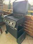 Grill gazowy Activa Mastercook 3+1 z bocznym palnikiem i półką robocza