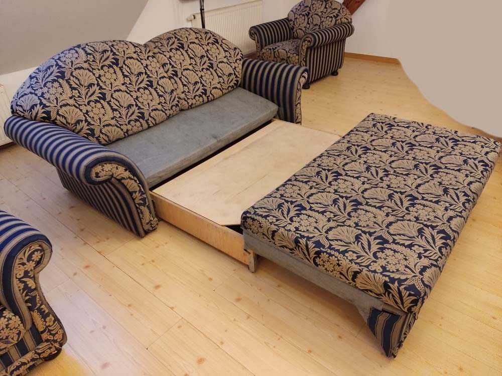 Komplet (sofa & 2 fotele) w starym stylu