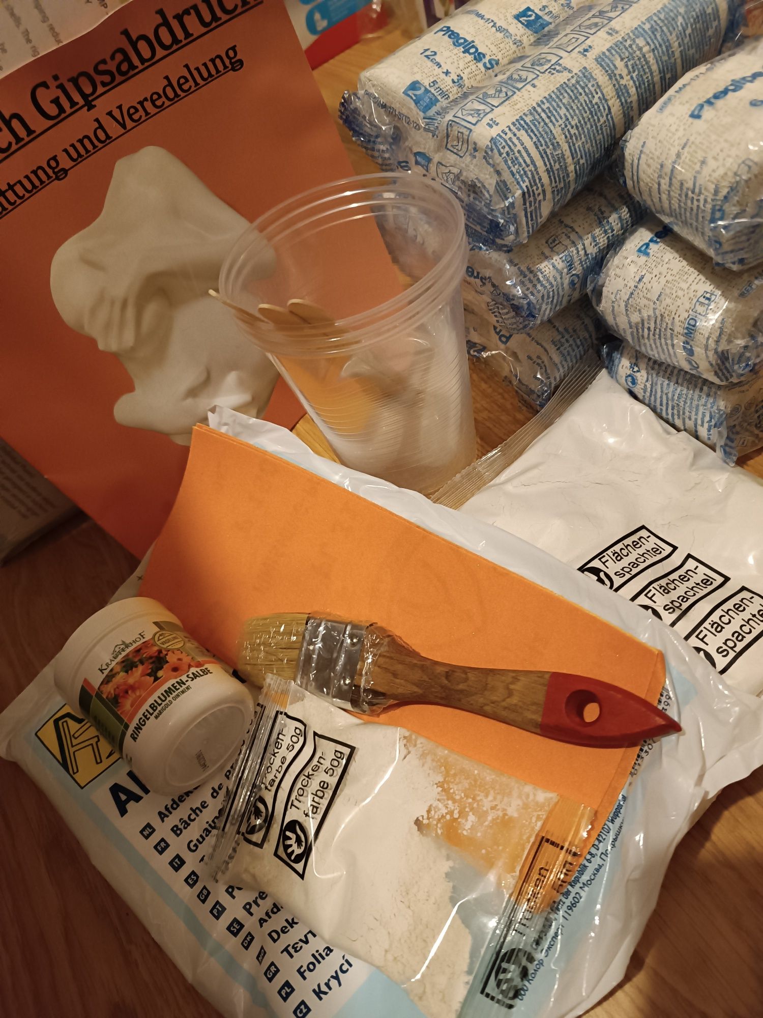 Zestaw do odcisku gipsowego brzucha  Alles Drin NOWY