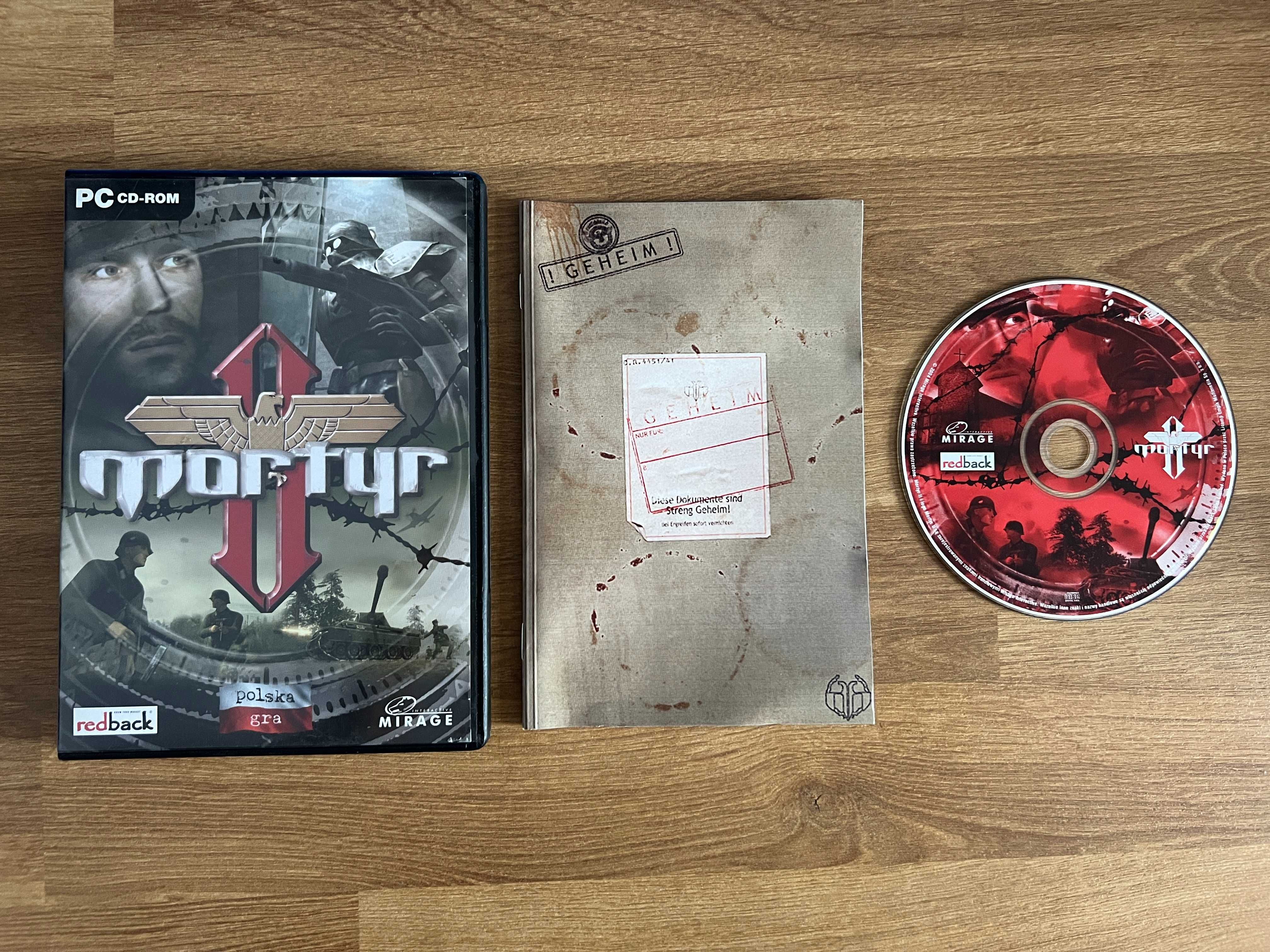 Mortyr II 2 gra (PC PL 2004) CD BOX premierowe kompletne wydanie