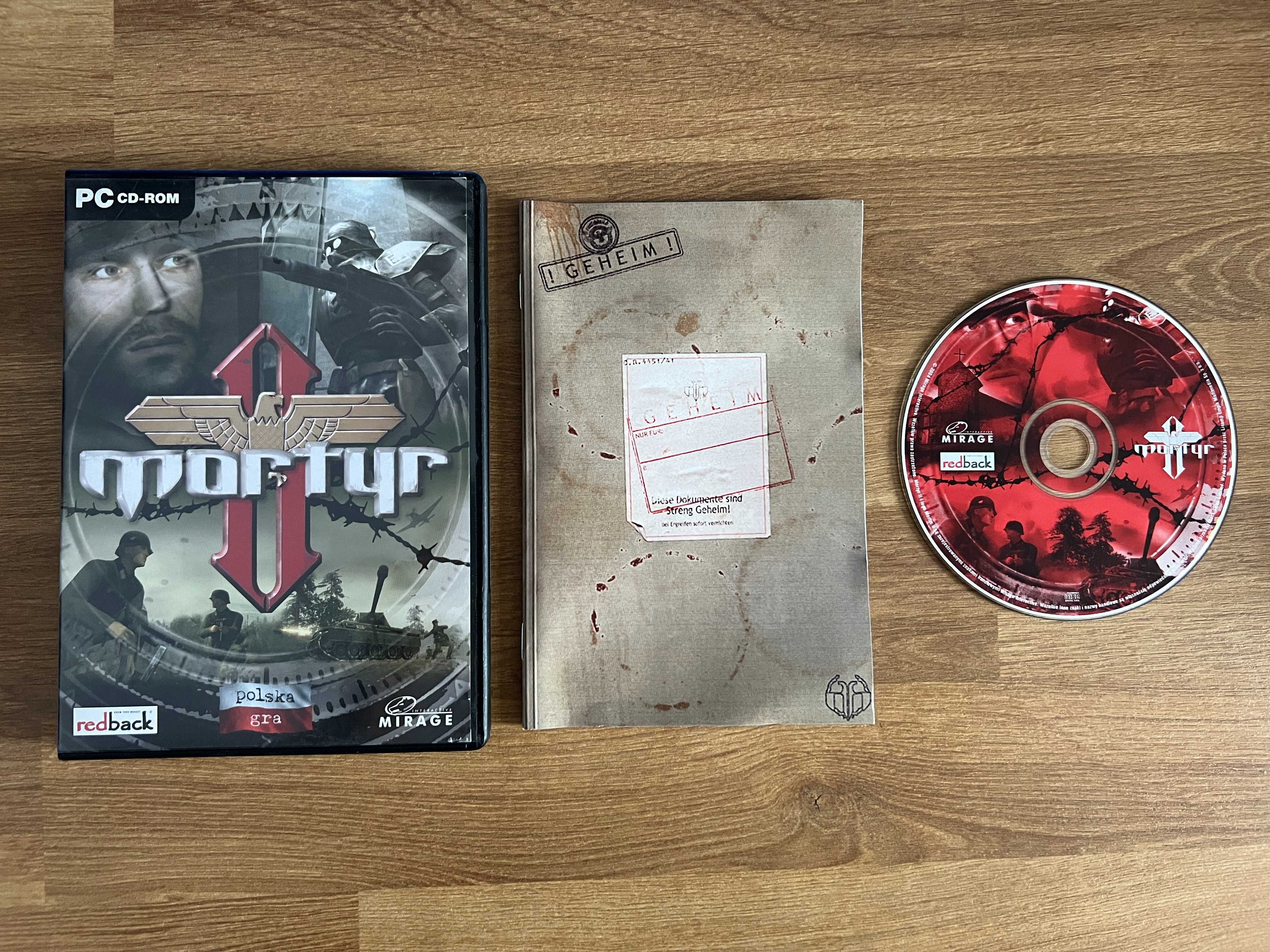 Mortyr II 2 gra (PC PL 2004) CD BOX premierowe kompletne wydanie