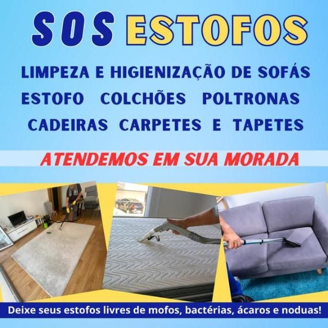 Limpeza higienização de colchões sofás poltronas cadeiras e tapetes
