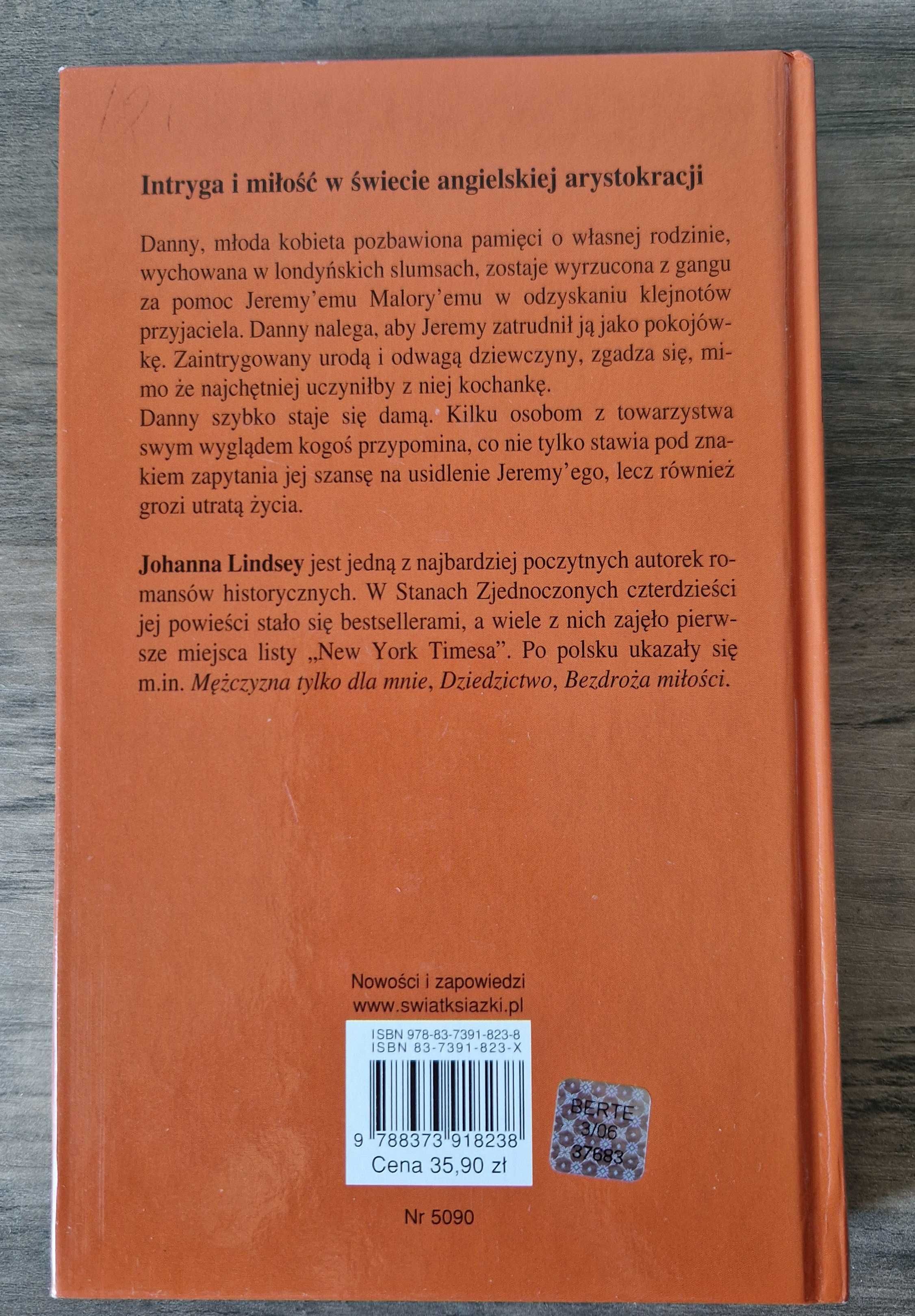 Uroczy nicpoń Johanna Lindsey oprawa twarda stan bdb