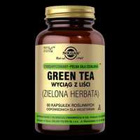 Solgar Green Tea (Zielona Herbata) wyciąg z liści 60 kaps.