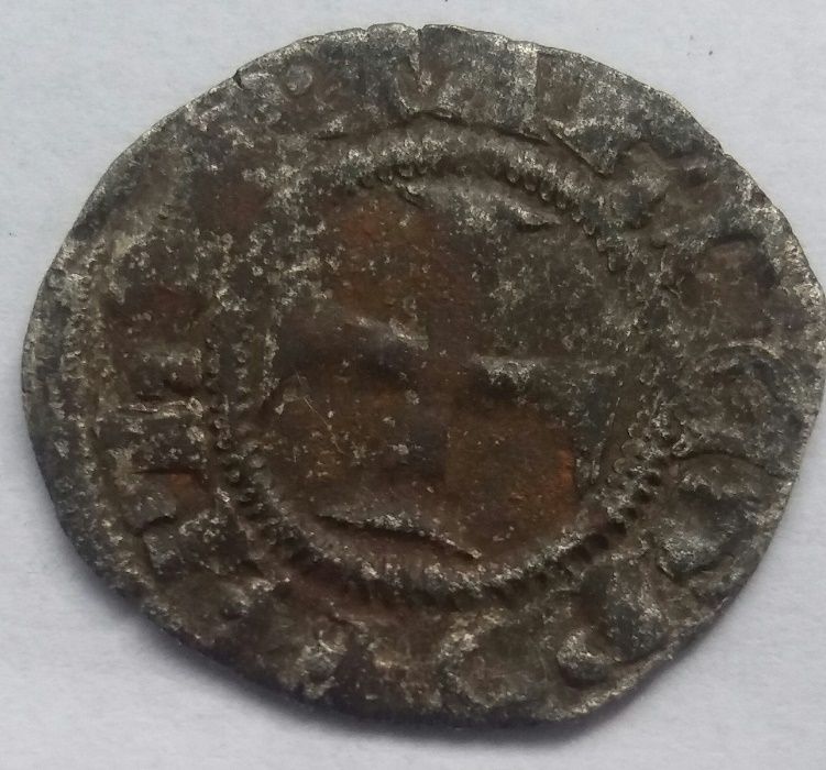 D M244,starocie wyprzedaż denar krzyżowy (2) stara moneta srebro Ag