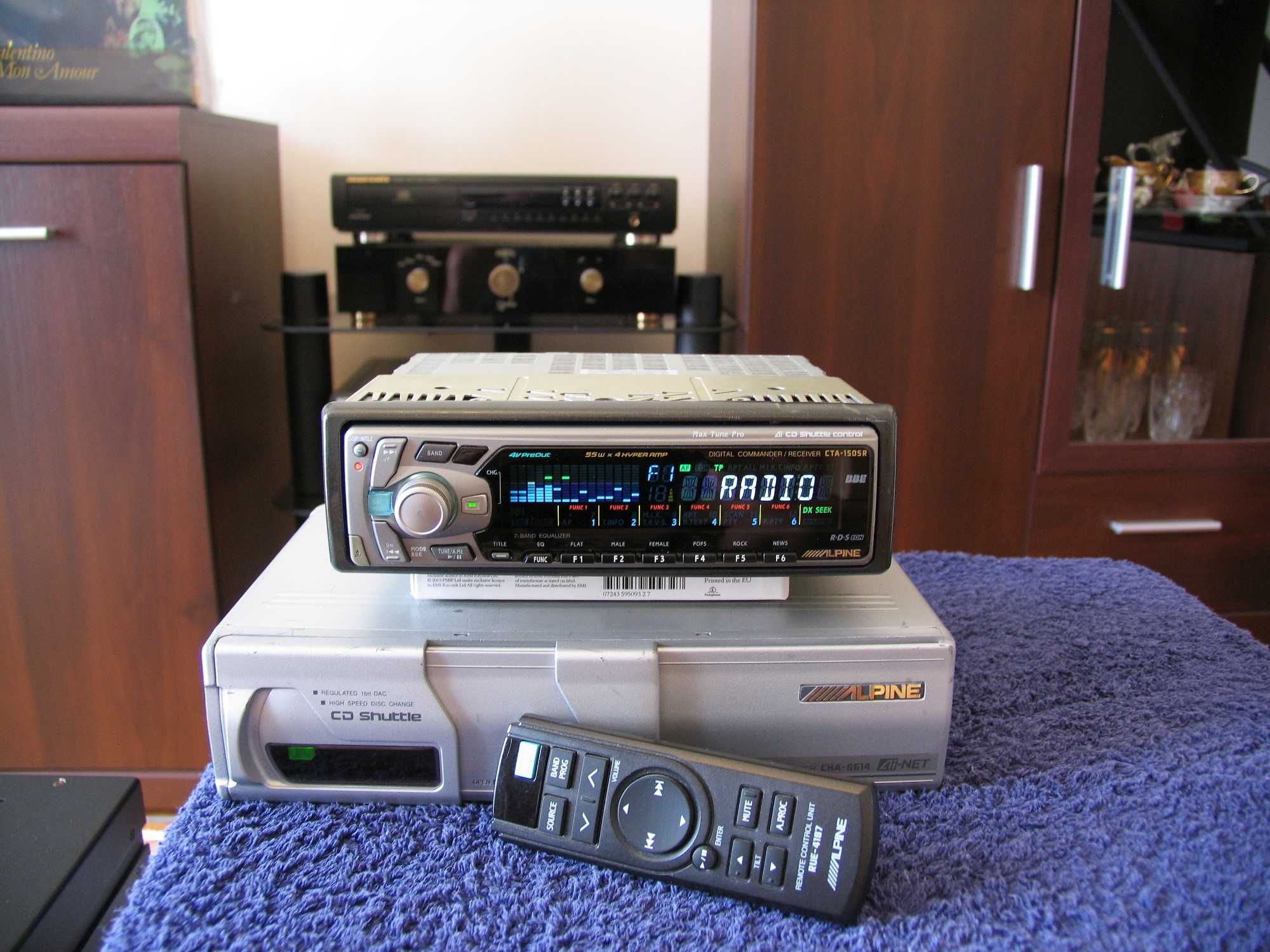 Alpine CTA-1505R + CHA-S614 Ai-NET + Pilot / Zestaw '' Old School ''