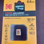 Micro SD 64GB kodak + Adaptador memory stick pro duo
