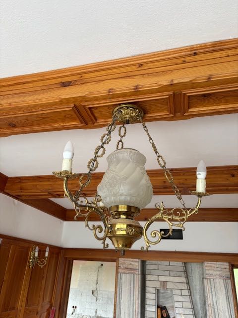 Lampa do salonu/piękna mosiężna