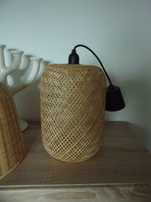 Ikea lampa Bambus rattan trawa morska boho bohemien Bali