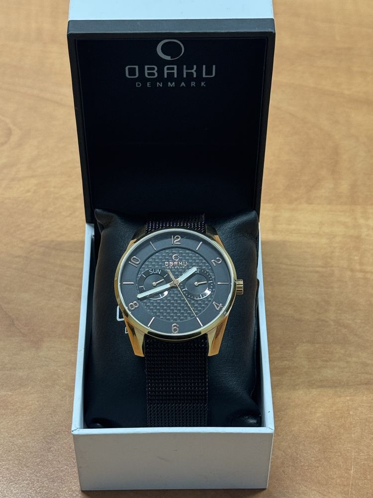 Кварцевые Наручные часы годинник Obaku V171GMVBMB