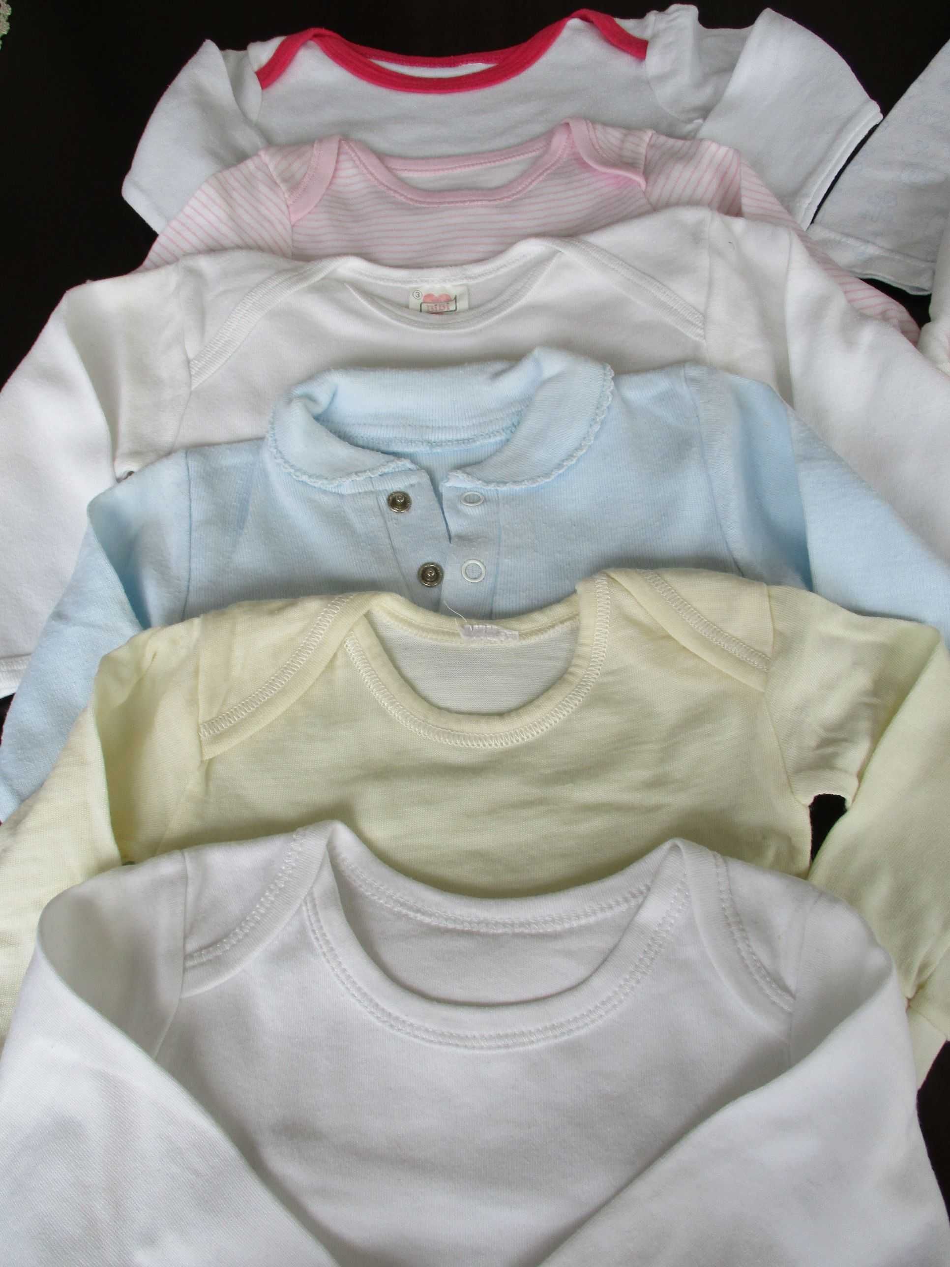 Lote roupa de bebé 15 Bodys manga comprida / curta 3-9 meses Zara, etc