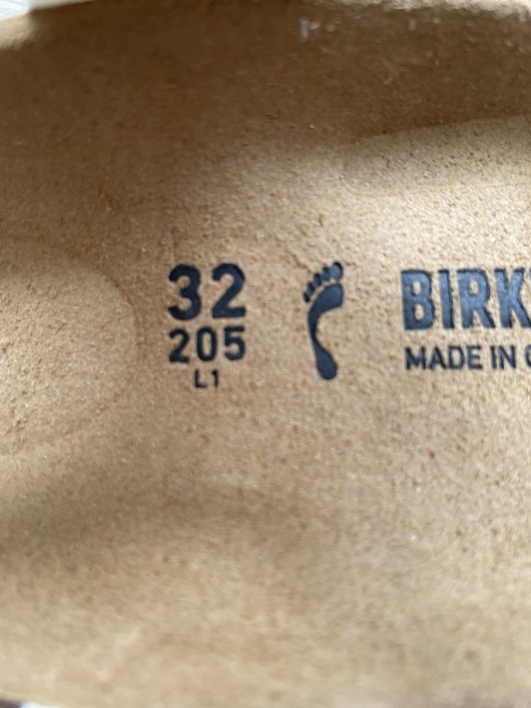 Birkenstock rio sandaly sandalki 32 skorzana wkladka na korku oryginal