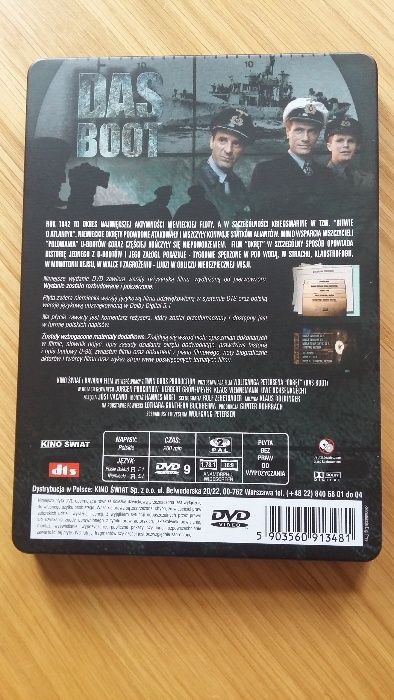 Okręt Das Boot wersja reżyserska metelbox DVD