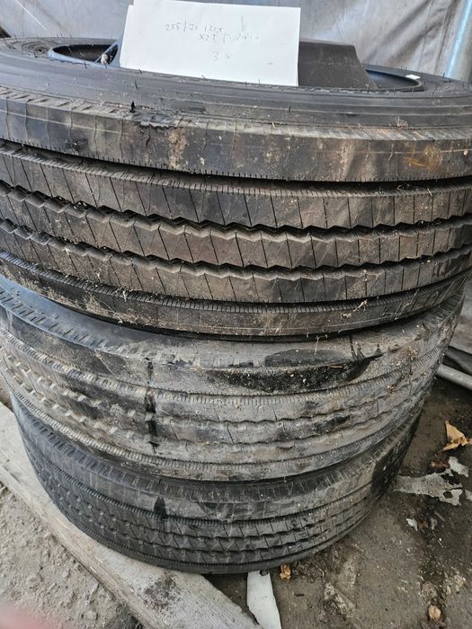 3 opony 255/70r22.5 michelin xze z felgami