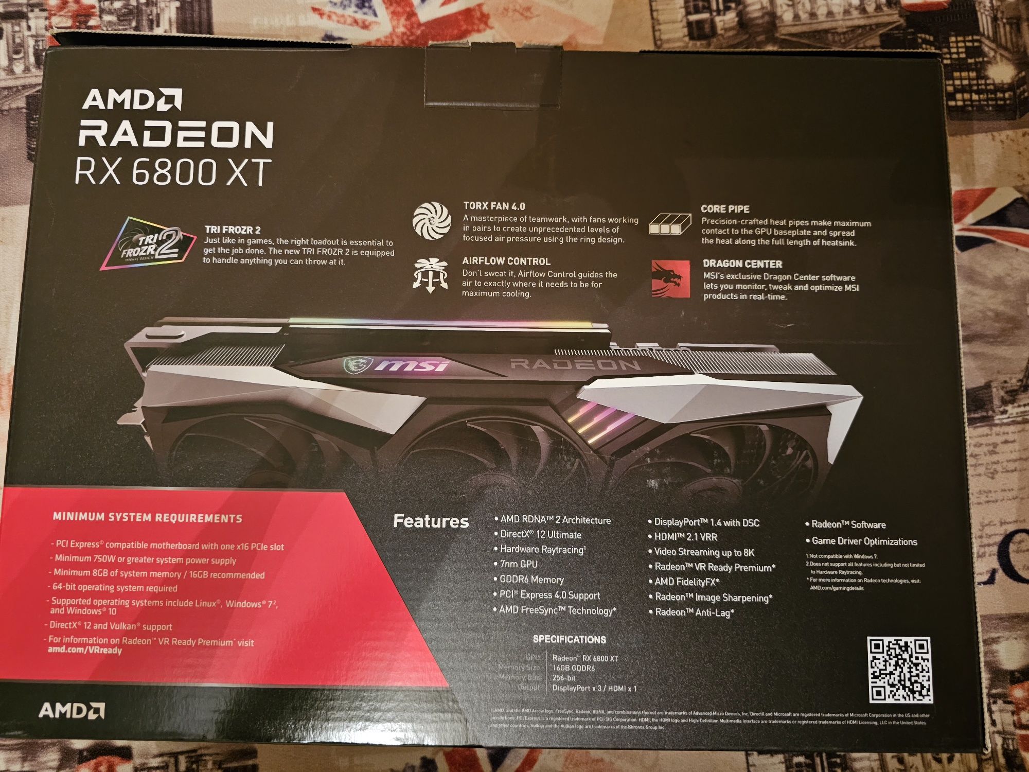 Radeon RX 6800 XT 16gb MSI Gaming X Trio