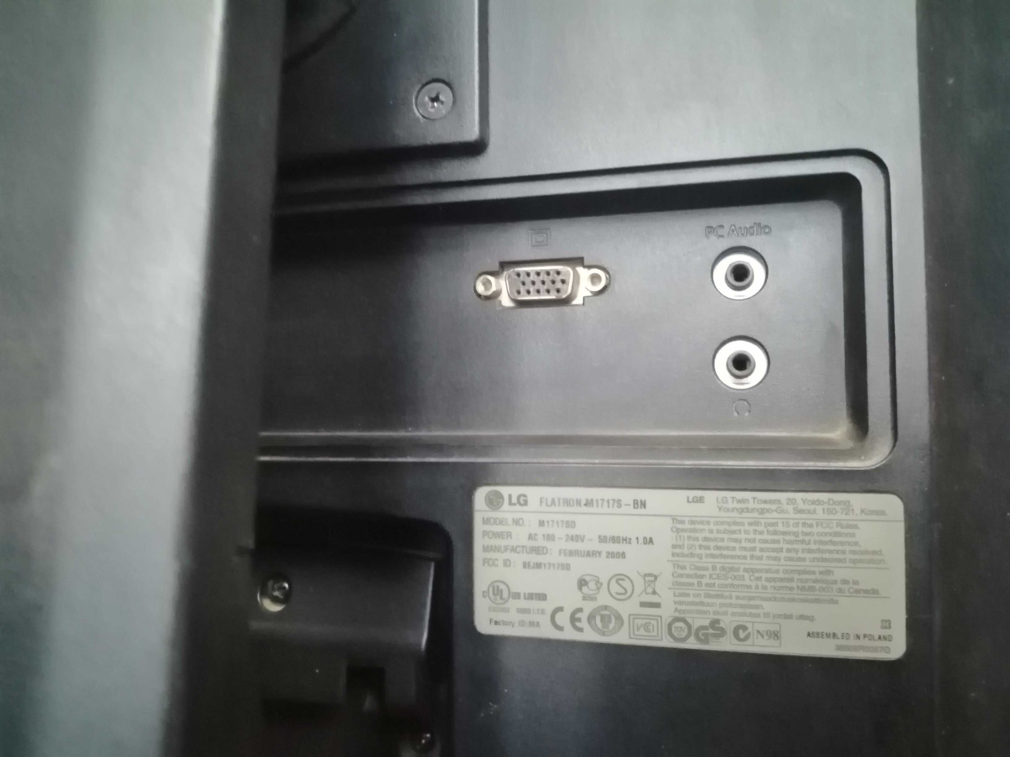 Monitor LG-FLATRON-M1717S