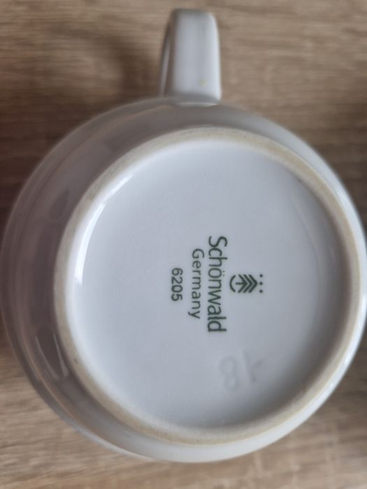 Stary zestaw filiżanek do espresso Schönwald Germany 3 sztuki