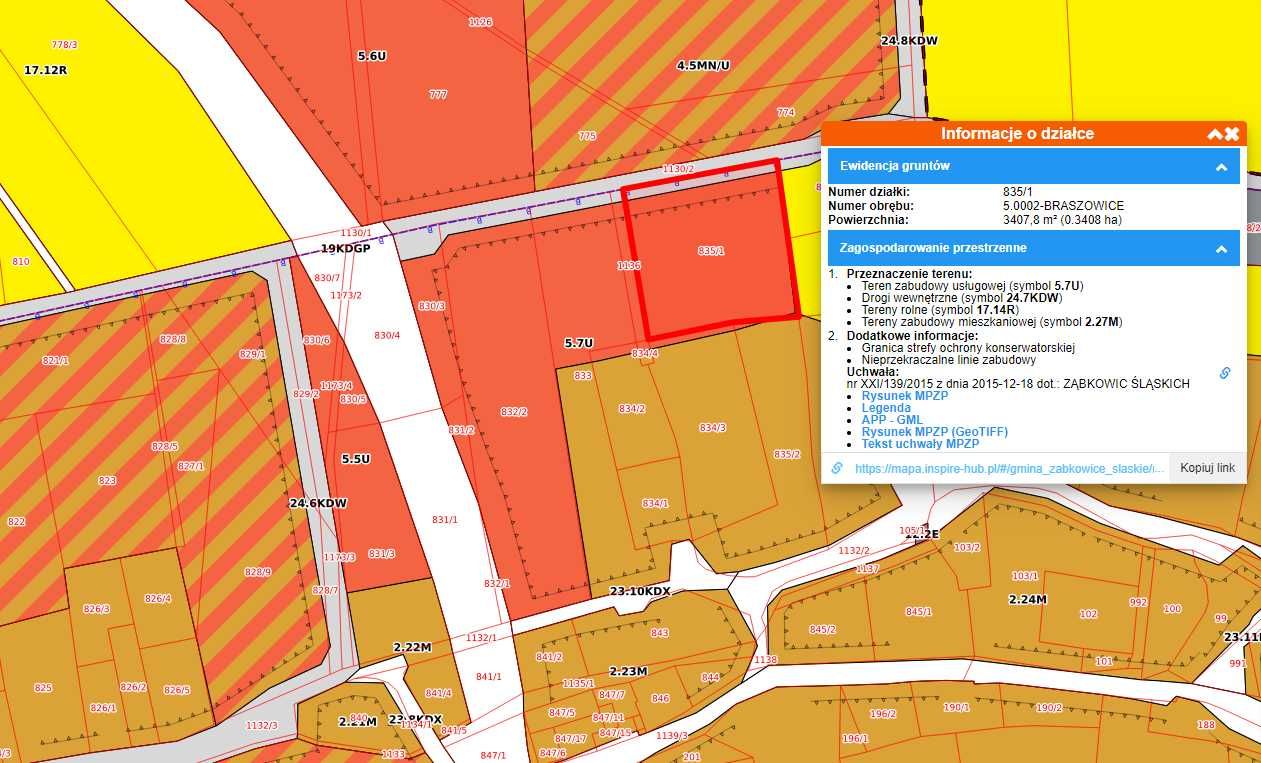 Działka budowlana Braszowice 34ar