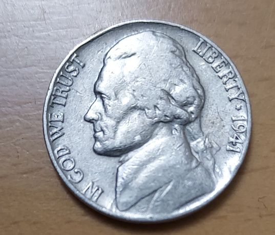 5 centów 1941 r. USA