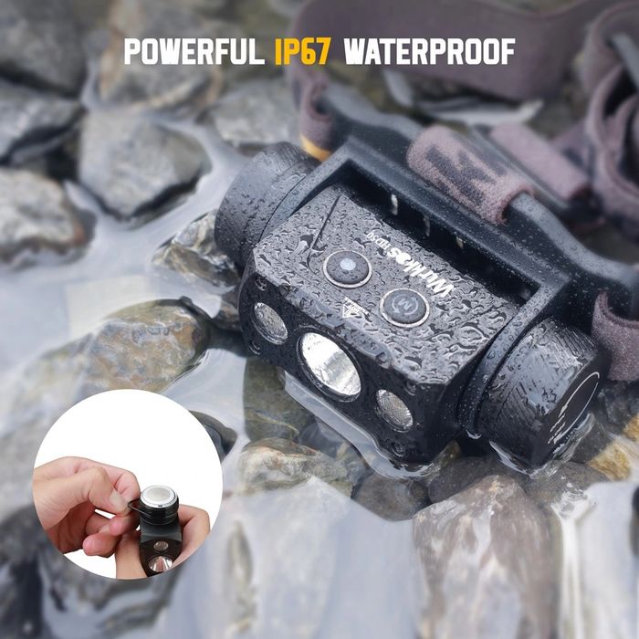 Lanterna potente NOVA - Wurkkos HD50 - 4.000 lúmens