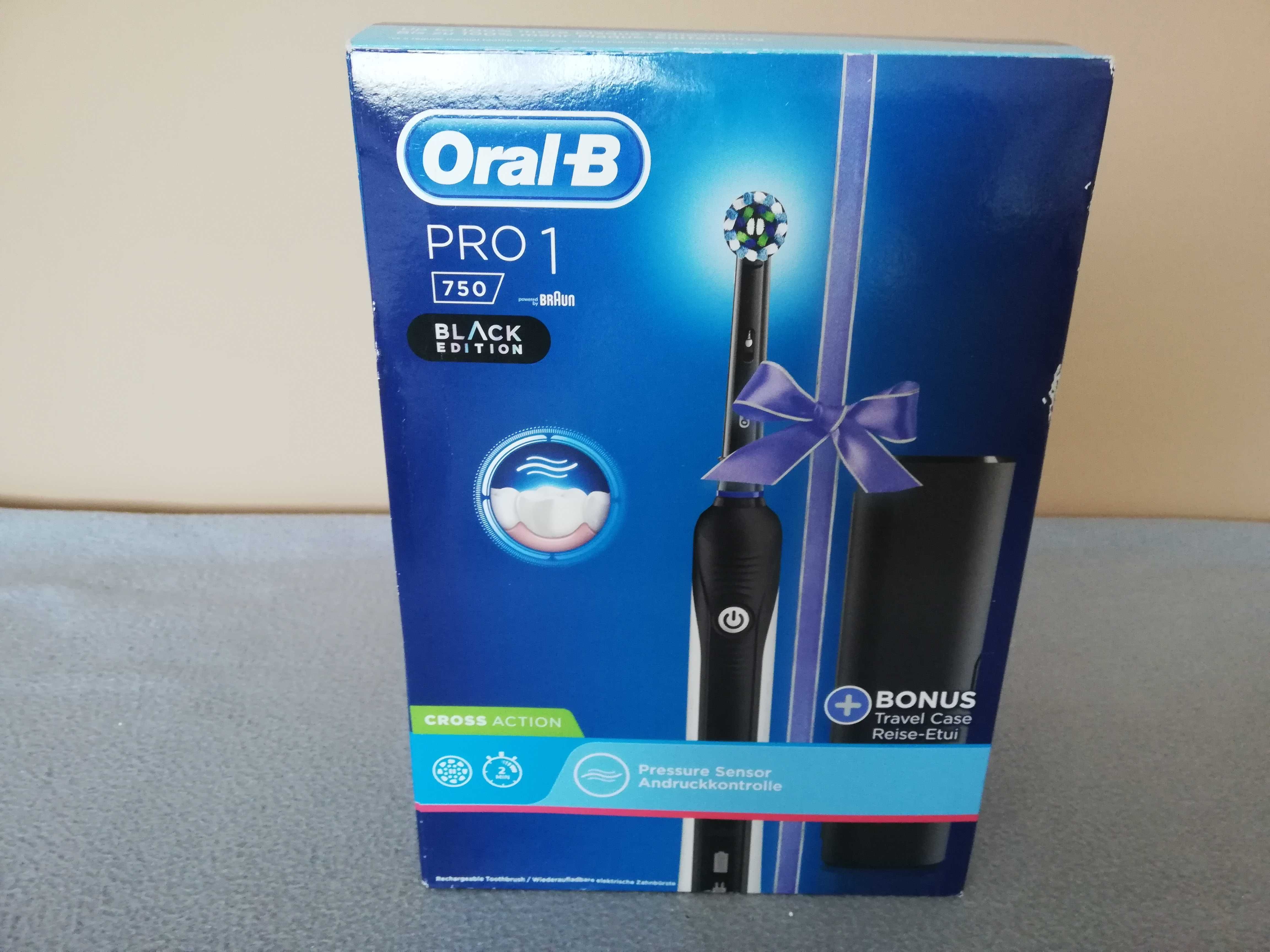 Szczoteczka elektryczna Oral-B PRO 1 750 Czarna