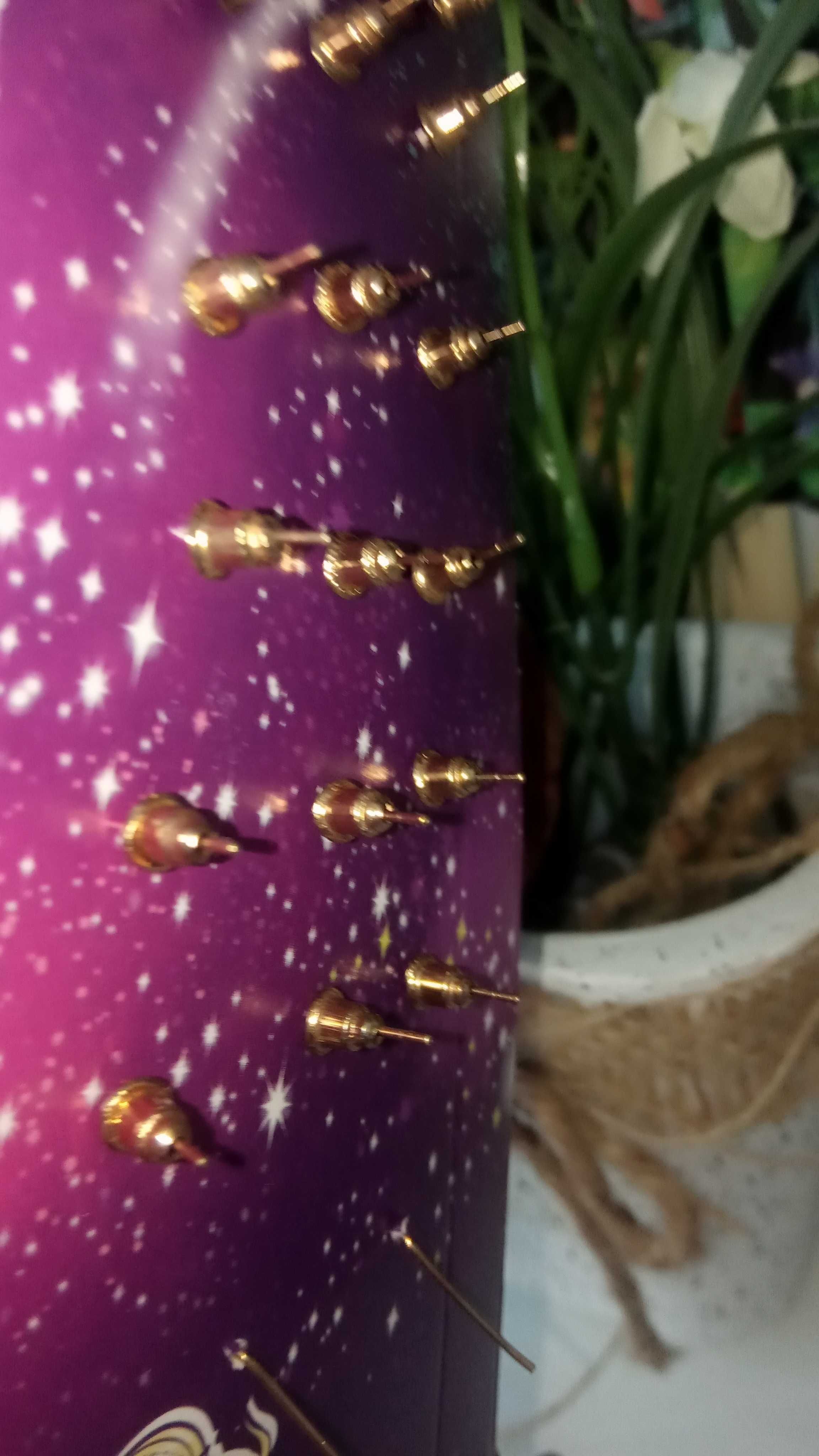 Tanio Zestaw 26 sztuk nowych kolczyków  świątecznych + frotka renifer