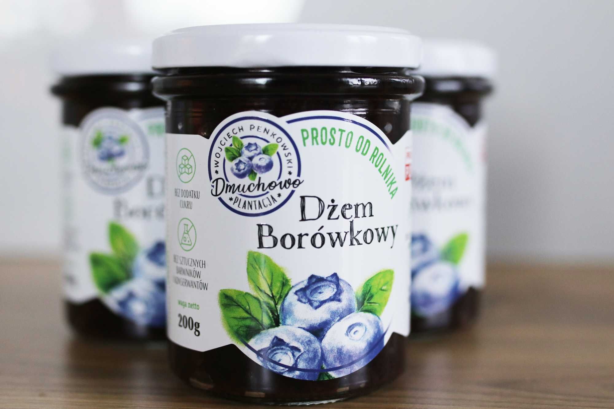 DŻEM BORÓWKOWY Borówka wysoka amerykańska