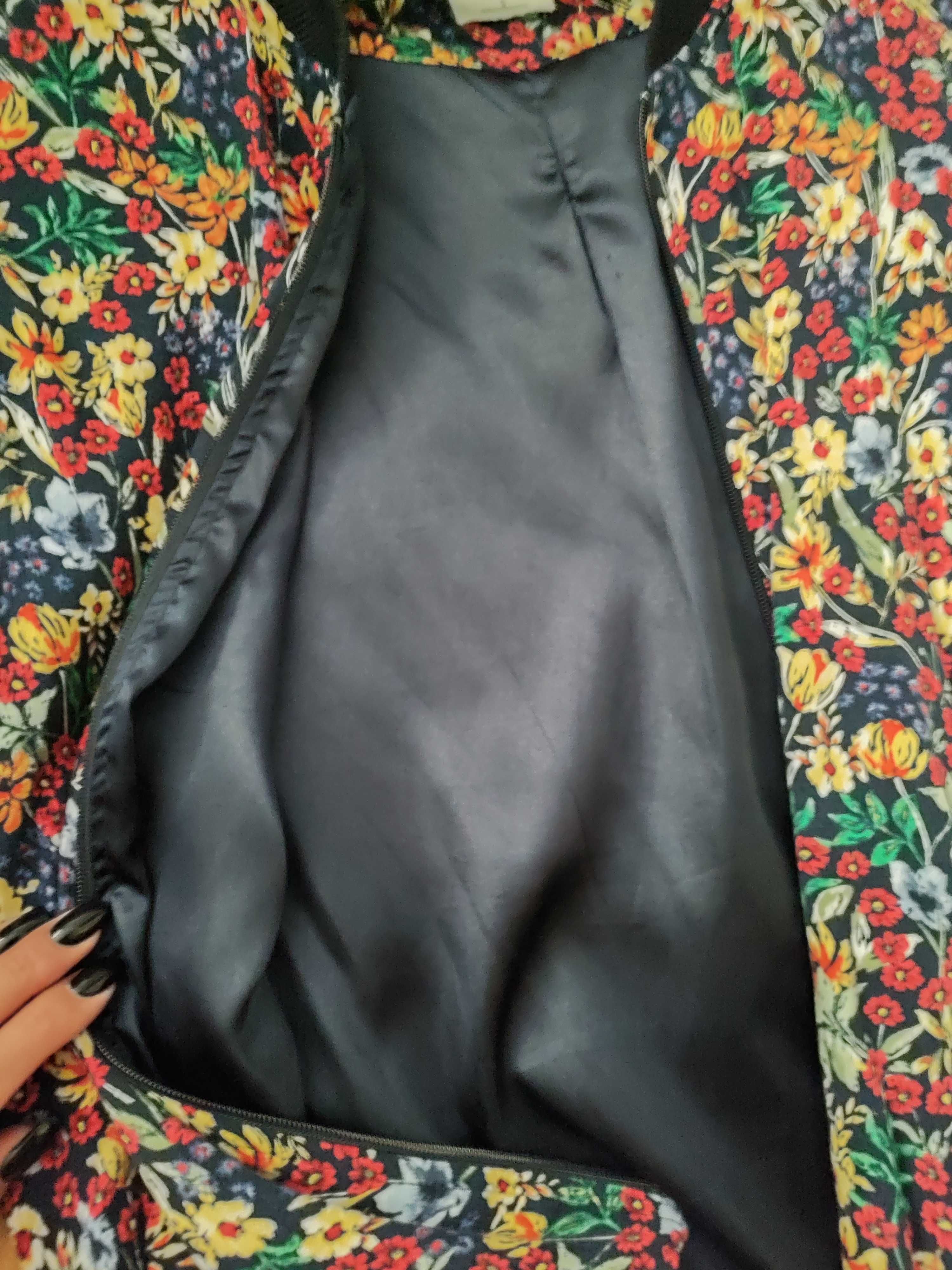 Bluza wzorzysta w kwiaty