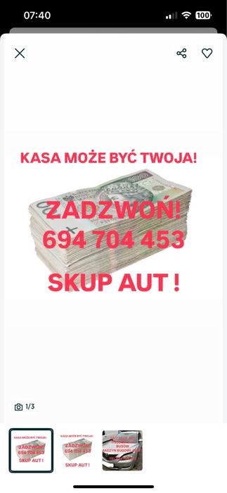 Skup aut samochodow osobowych dostawczych PLACE NAJWIECEJ ! ZADZWON !