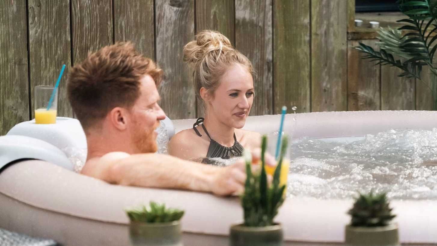 Mspa Bristol 8 osobowe Jacuzzi ogrodowe dmuchane 224cm Ozon UVC PTC