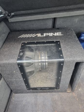 Wzmacniacz Peiying PY-4C127, Subwoofer ALPINE SBG-1244BP